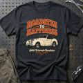 
Triumph Roadster 1946 – Roadster to Happiness T-Shirt – Sort