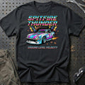 Triumph Spitfire Thunder Ground Level Velocity T-Shirt-Beklædning-Triumph-Sort-S-Garage Culture Shop- garage - man cave - merchandise