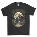 Triumph Two Wheeled Viking Rides Triumph T-Shirt-Beklædning-Triumph-Sort-S-Garage Culture Shop- garage - man cave - merchandise