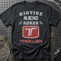 Troller Rigtige Mænd Kører T-Shirt-Beklædning-Troller-Sort-S-Garage Culture Shop- garage - man cave - merchandise