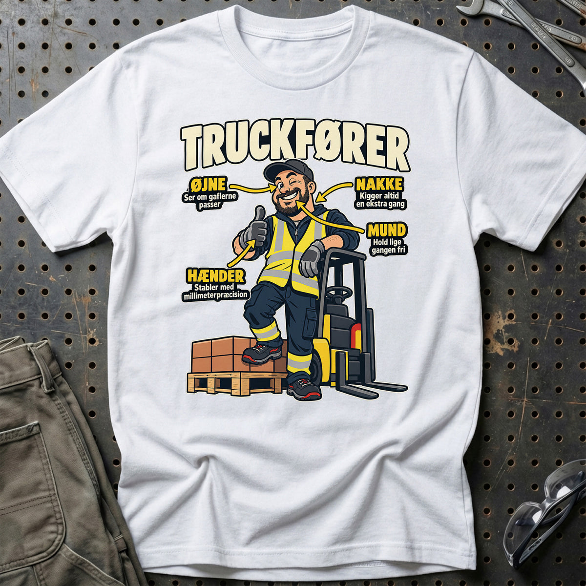 
Produktbillede af Truckfører – Anatomi T-Shirt