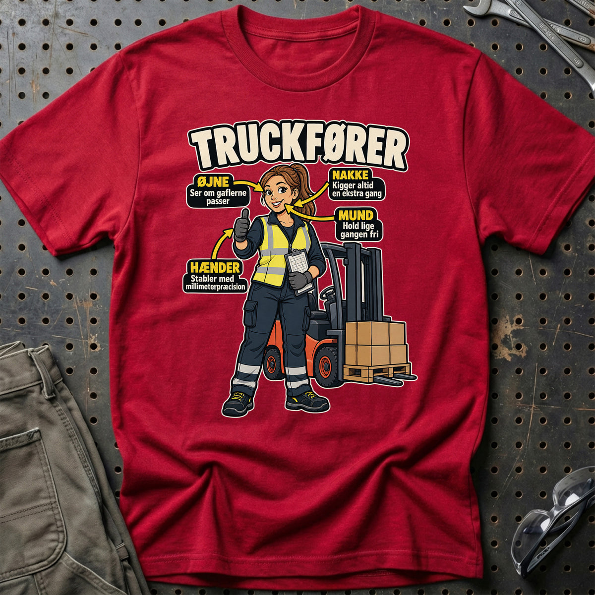 
Produktbillede af Truckfører – Anatomi T-Shirt