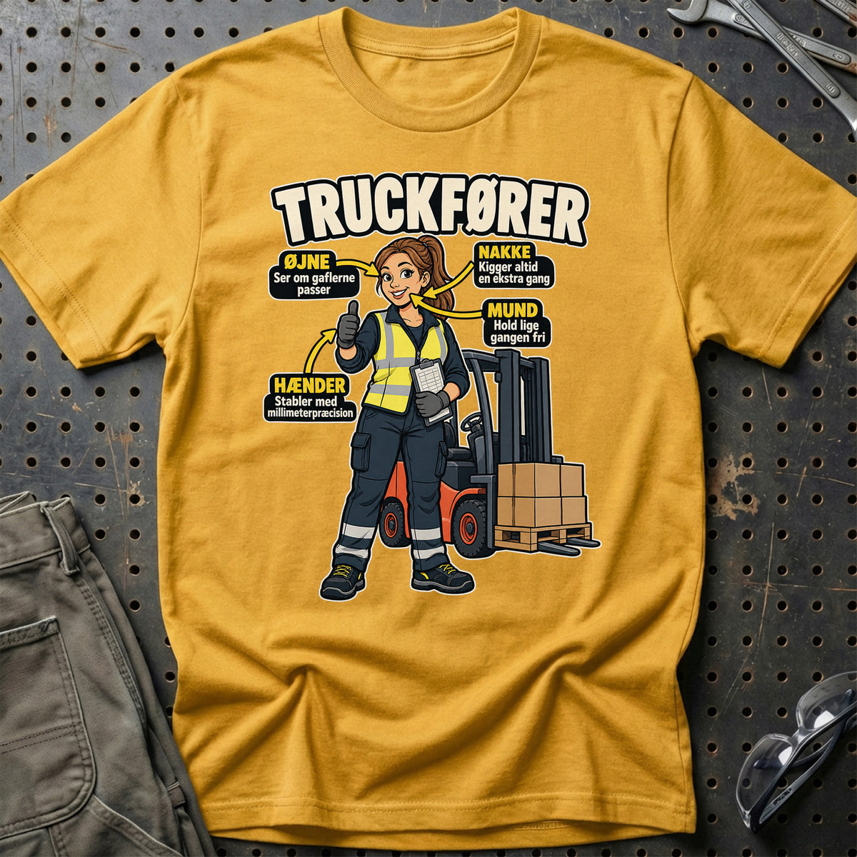 
Produktbillede af Truckfører – Anatomi T-Shirt