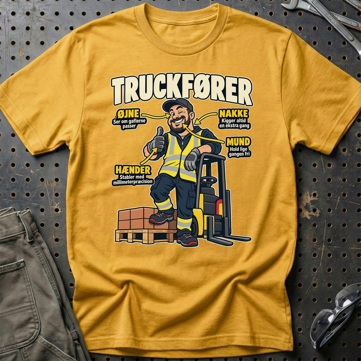 
Produktbillede af Truckfører – Anatomi T-Shirt
