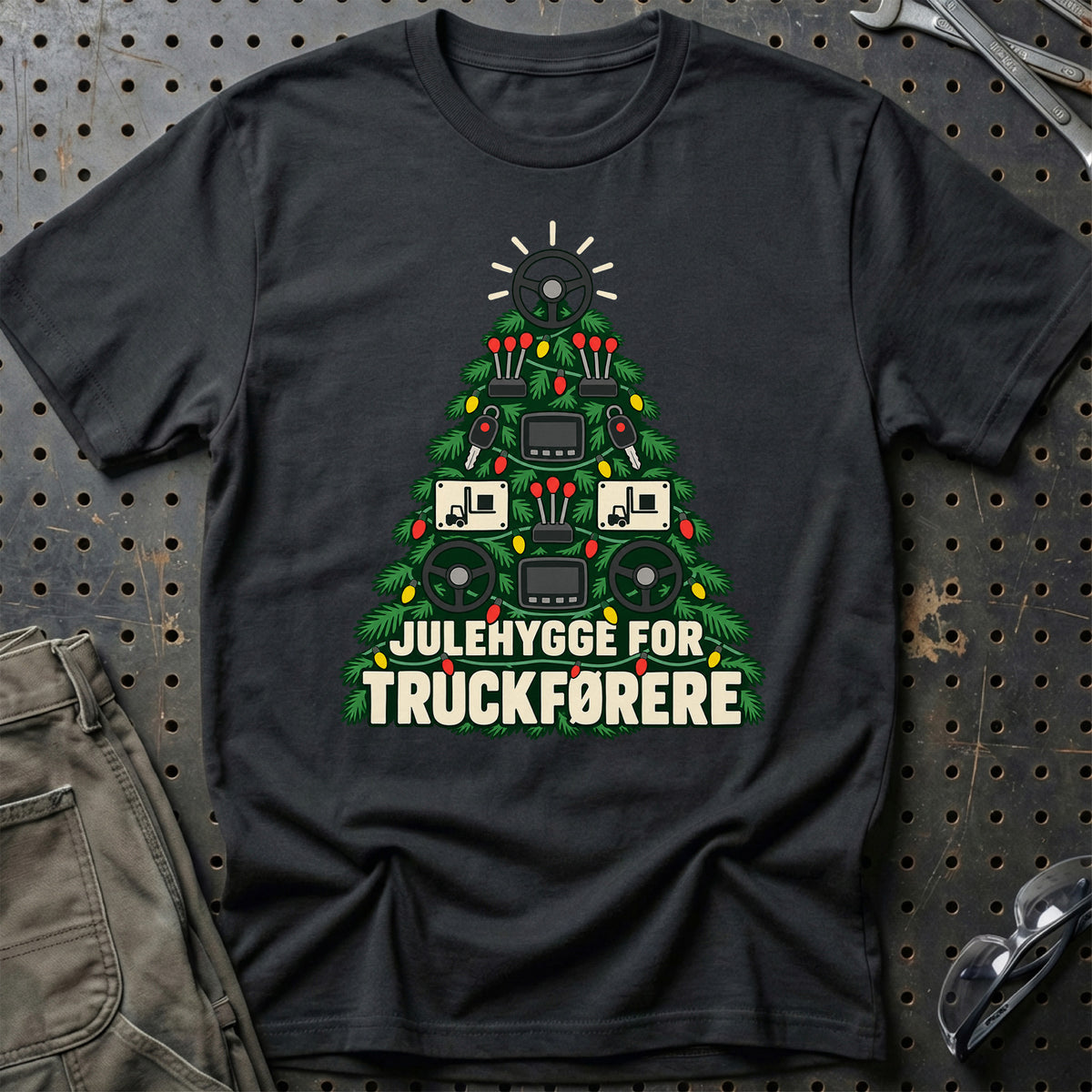 
Truckfører – Julehygge – Unisex T-Shirt – Sort
