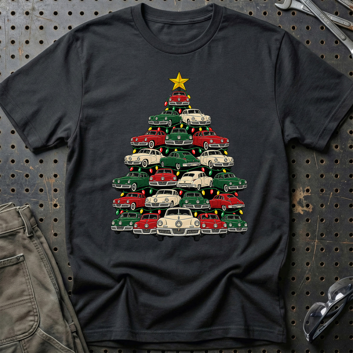 
Tucker Juletræ Christmas Tree Unisex T-Shirt – Sort – print foran