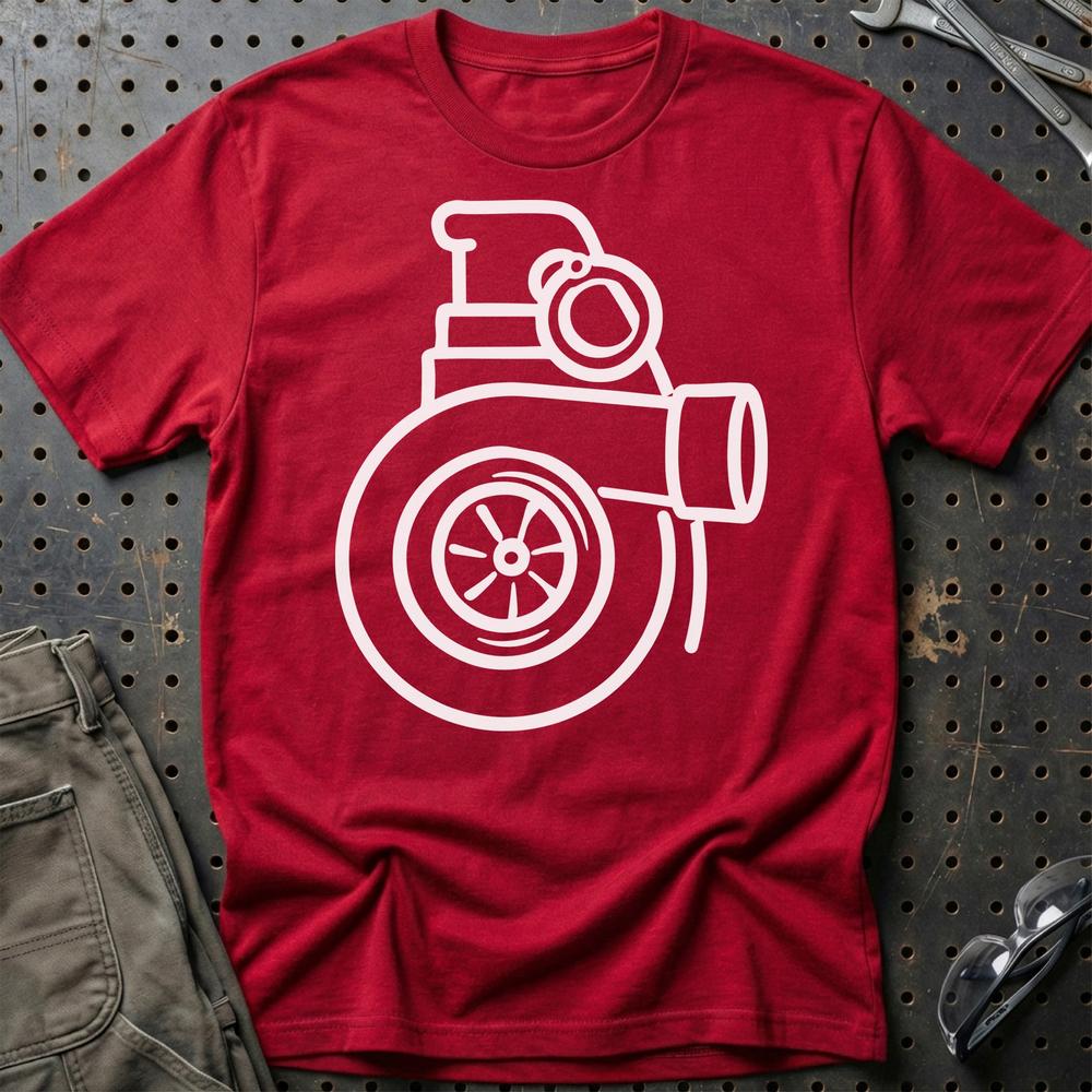 Turbo Granat T-Shirt-Beklædning-Garage Culture-Rød-S-Garage Culture Shop- garage - man cave - merchandise