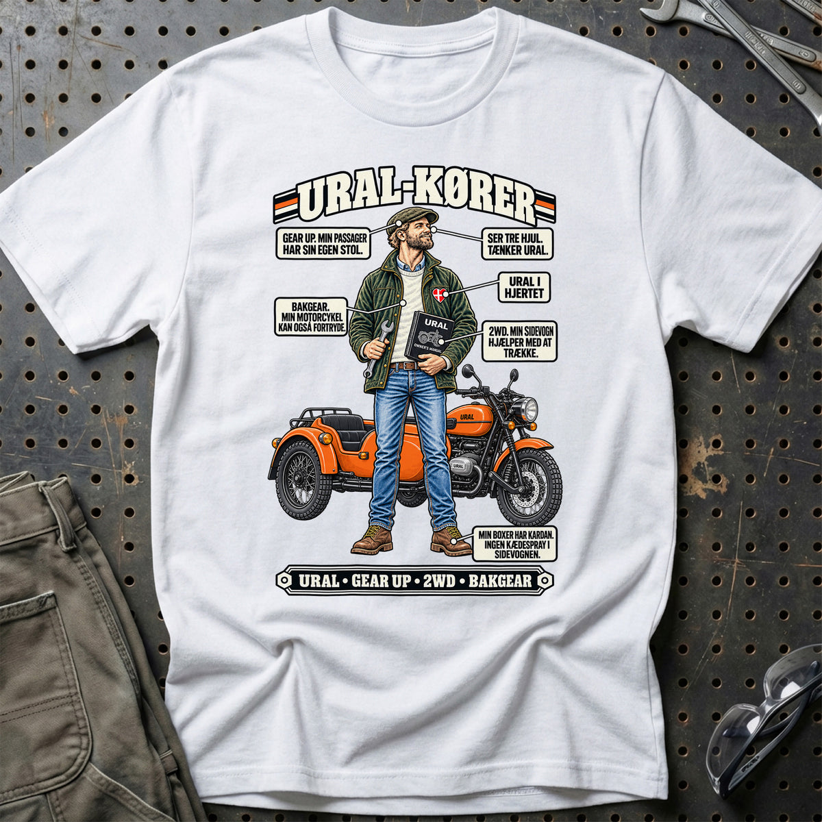 
Ural-Kører T-Shirt – Hvid