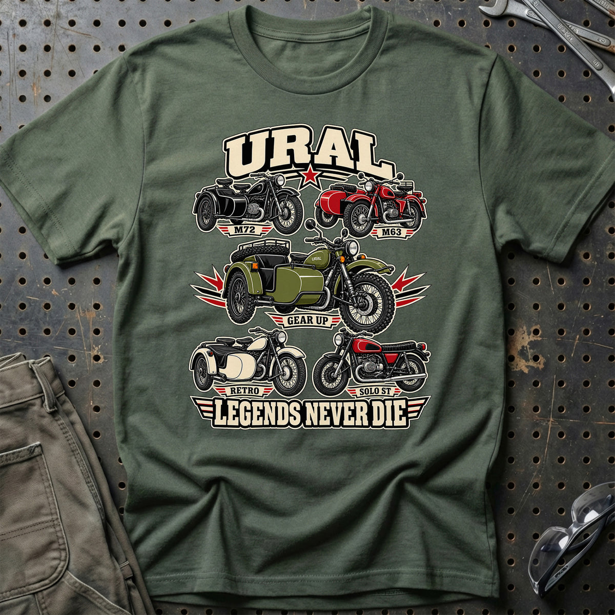 
Produktbillede af Ural Legends Never Die T-Shirt