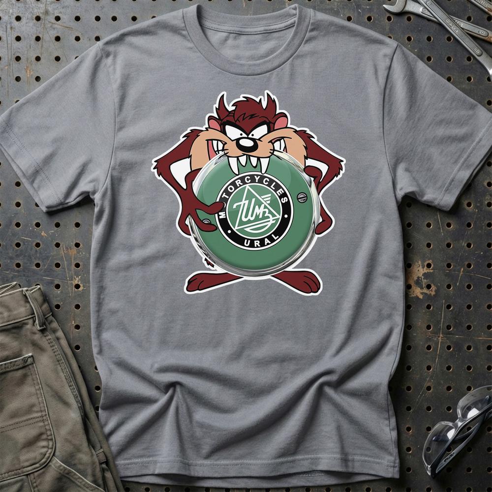 Ural TAZ T-Shirt-Beklædning-Ural-Grå Sport-S-Garage Culture Shop- garage - man cave - merchandise