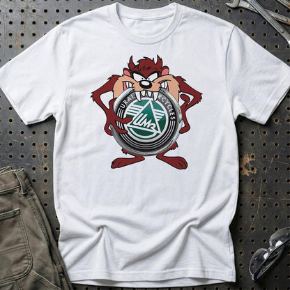 Ural TAZ Unisex T-Shirt , Bomuld-Beklædning-Ural-Hvid-S-Garage Culture Shop- garage - man cave - merchandise