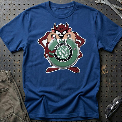 Ural TAZ Unisex T-Shirt , Bomuld-Beklædning-Ural-Blå Royal-S-Garage Culture Shop- garage - man cave - merchandise