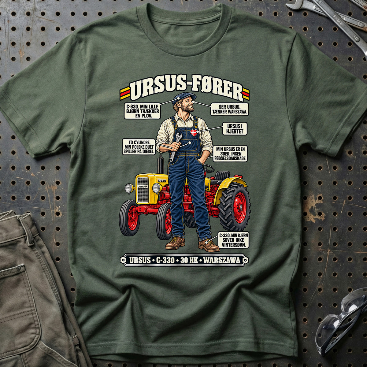 
Ursus-Fører T-Shirt – Grøn Militær