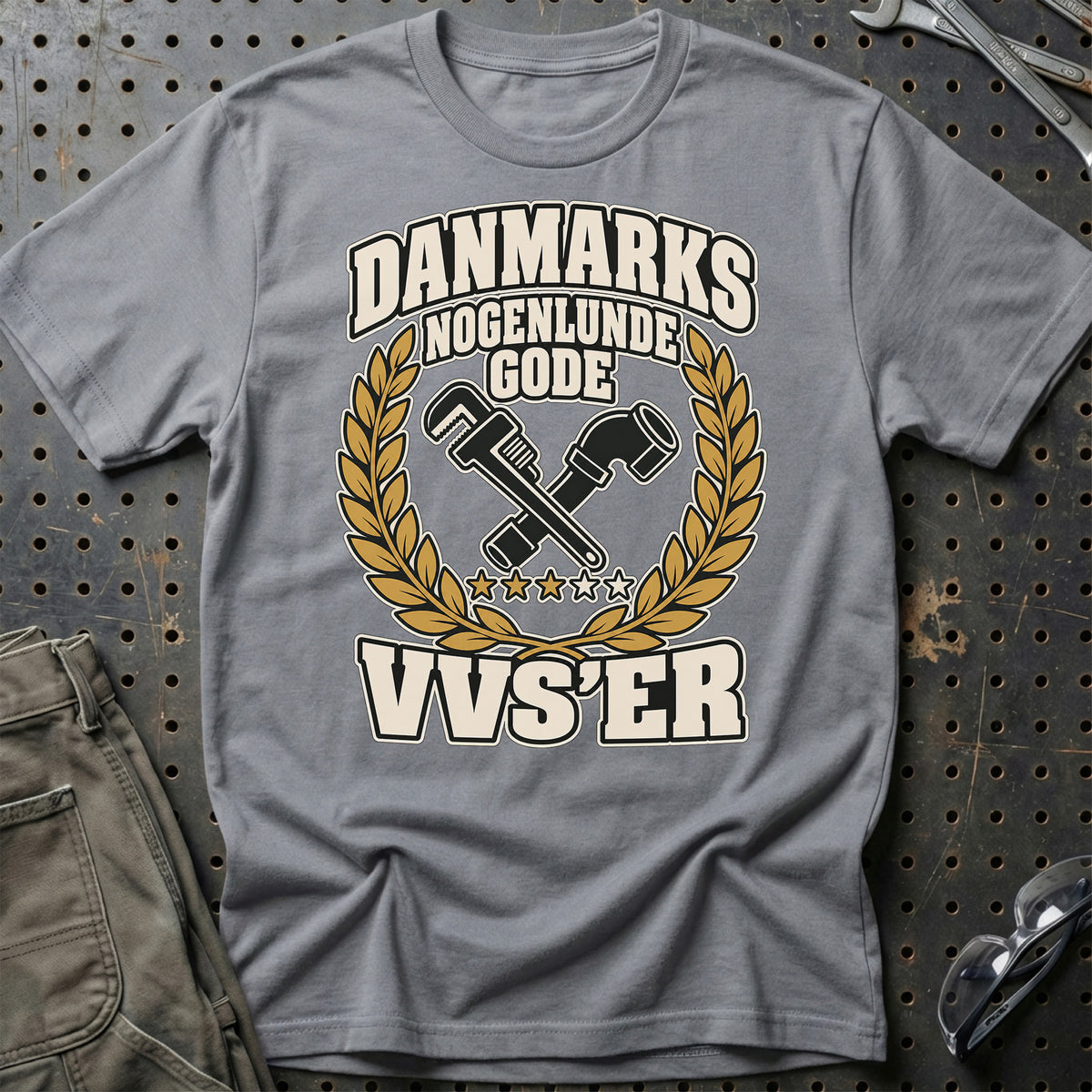 VVS’er – Danmarks Nogenlunde Gode T-Shirt – Grå Sport