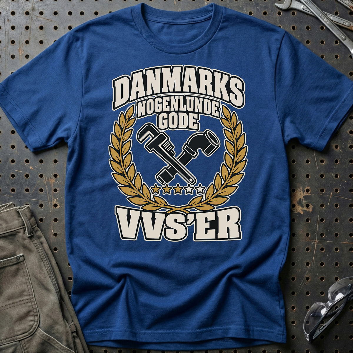 VVS’er – Danmarks Nogenlunde Gode T-Shirt – Blå Royal