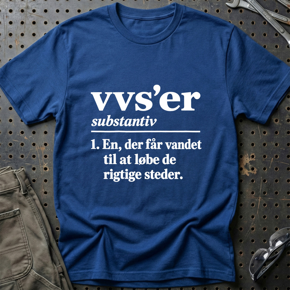 
VVS'er – Definition T-Shirt – Blå Royal