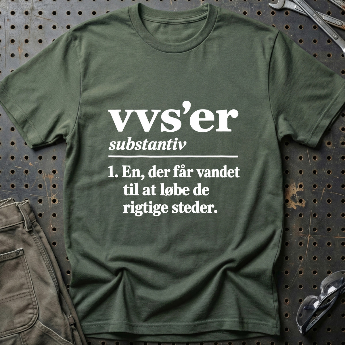 
VVS'er – Definition T-Shirt – Grøn Militær