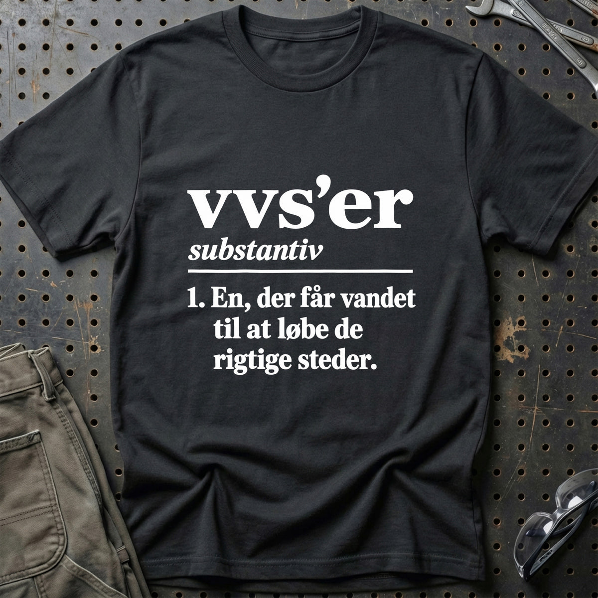 
VVS'er – Definition T-Shirt – Sort
