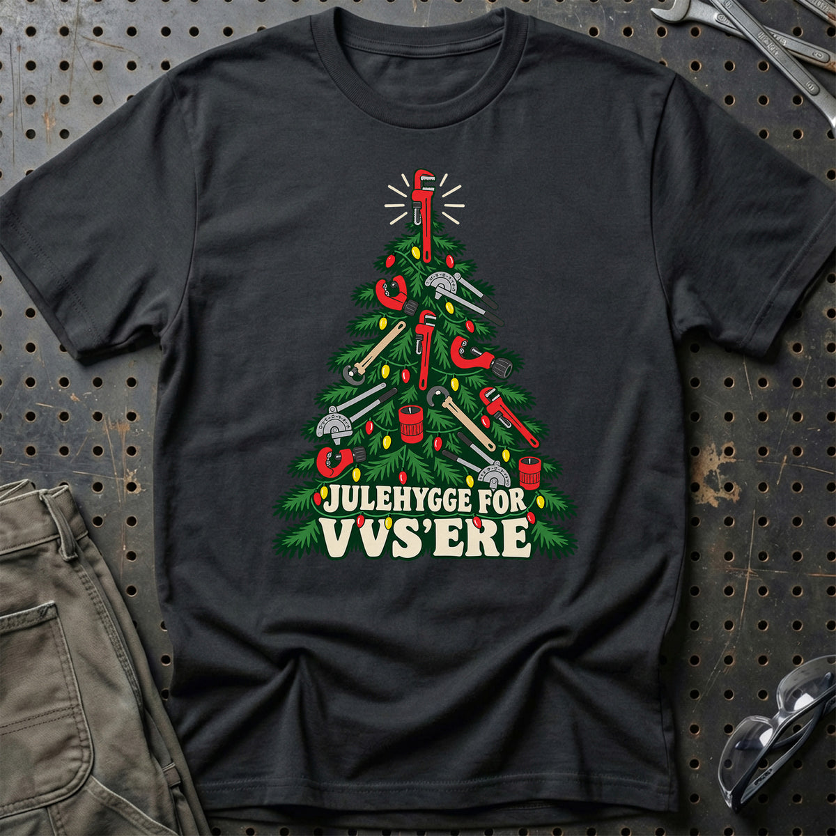 
VVS'er – Julehygge – Unisex T-Shirt – Sort
