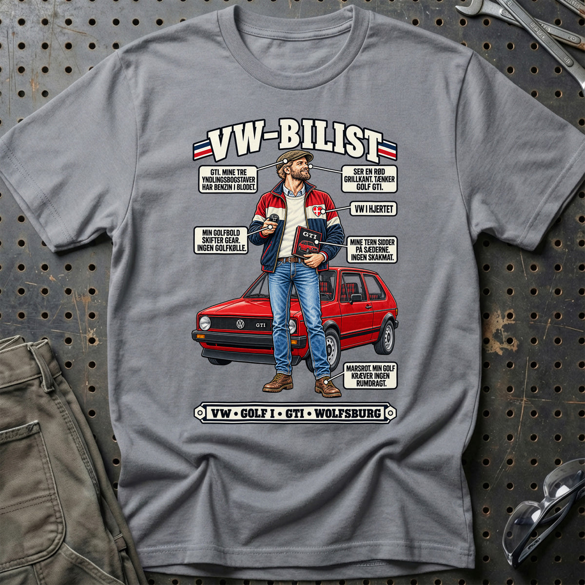 
VW-Bilist T-Shirt – Grå Sport