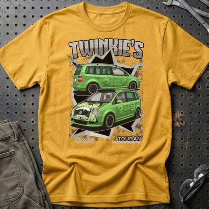 VW Volkswagen Touran Fast And Furios Cars - Unisex T-Shirt-Beklædning-VW-Guld-S-Garage Culture Shop- garage - man cave - merchandise