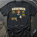 Værkfører – Anatomi T-Shirt – Sort