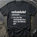 
Værkstedschef – Definition T-Shirt – Sort