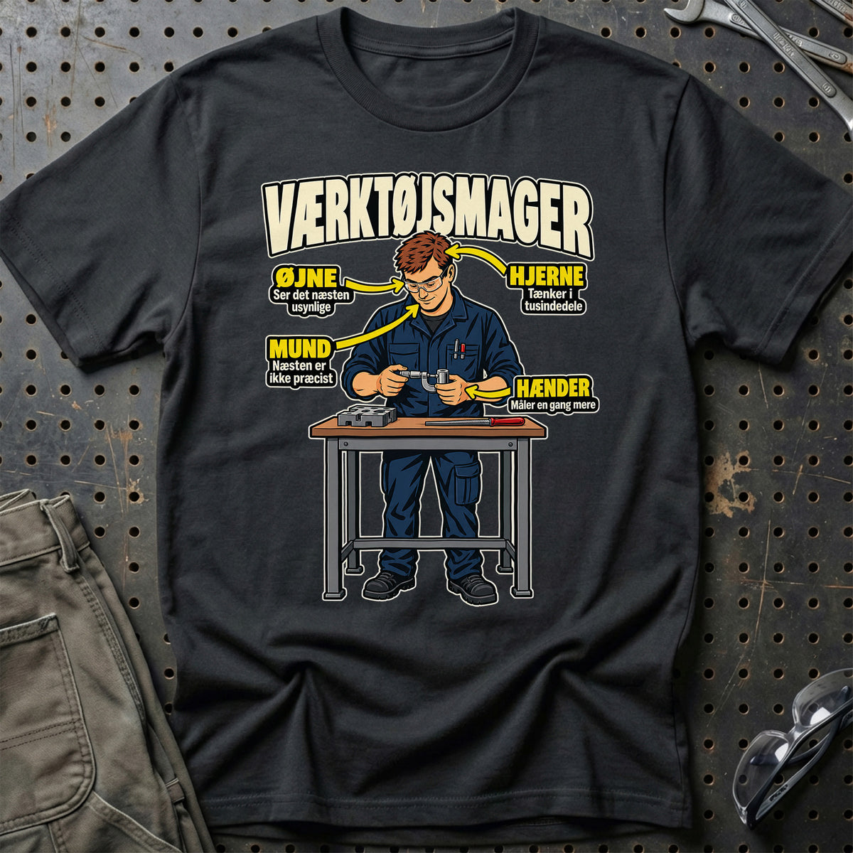 Værktøjsmager – Anatomi T-Shirt – Sort