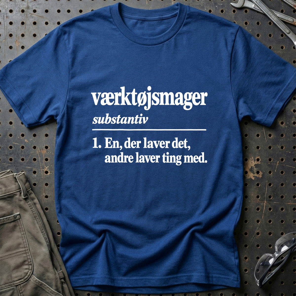 
Værktøjsmager – Definition T-Shirt – Blå Royal
