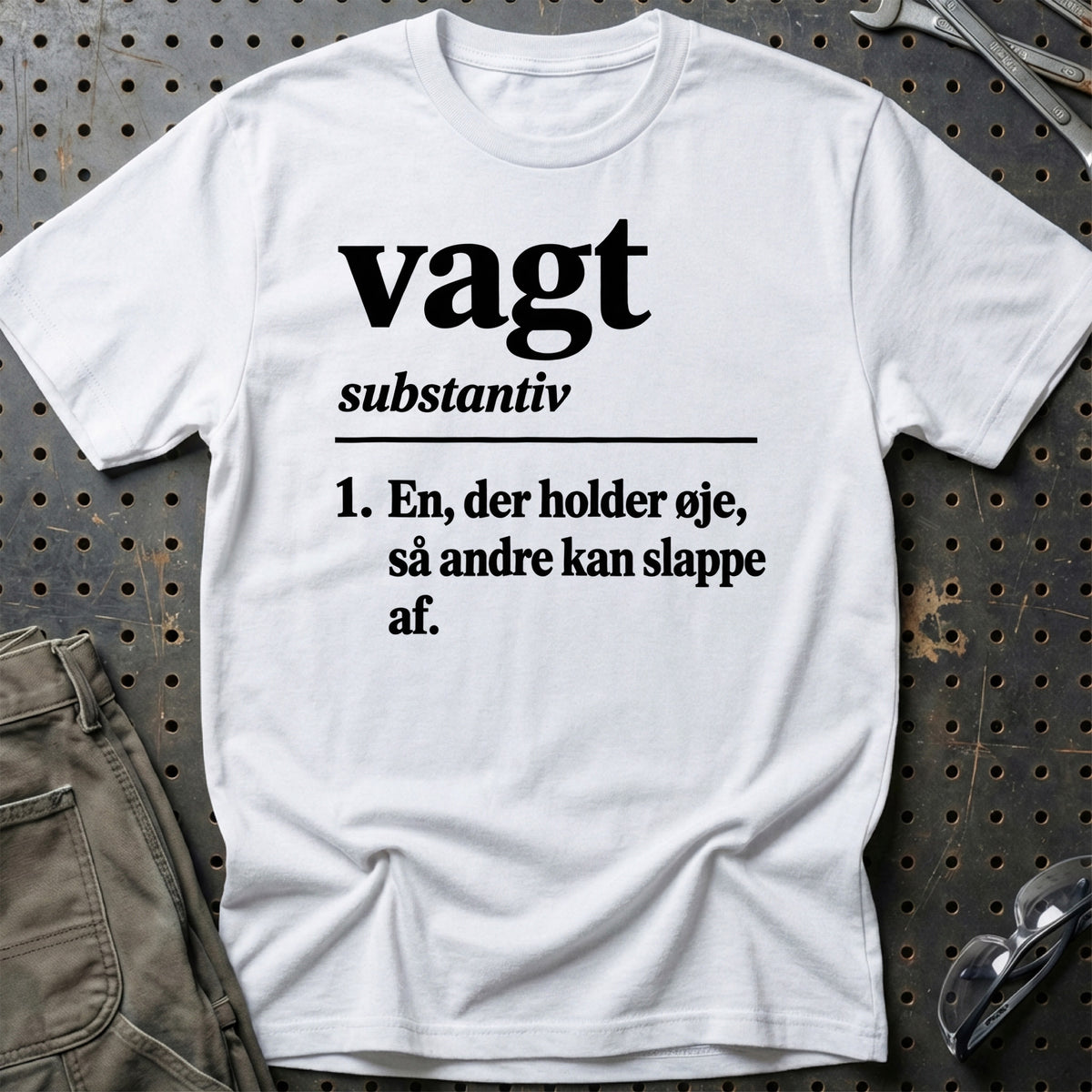 
Vagt – Definition T-Shirt – Hvid