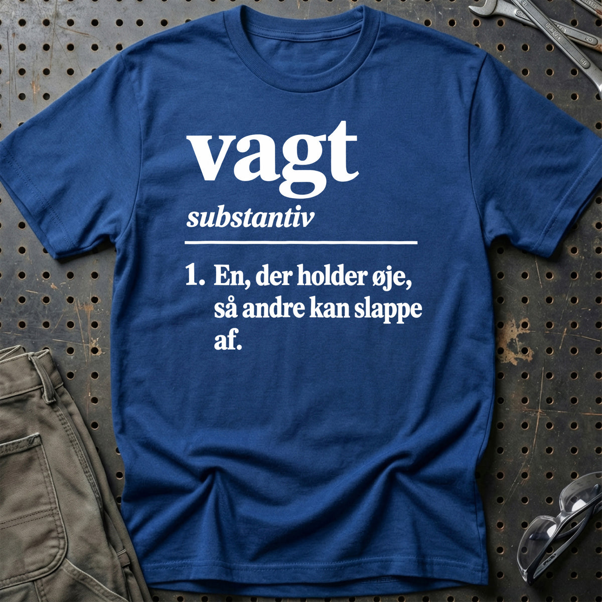 
Vagt – Definition T-Shirt – Blå Royal