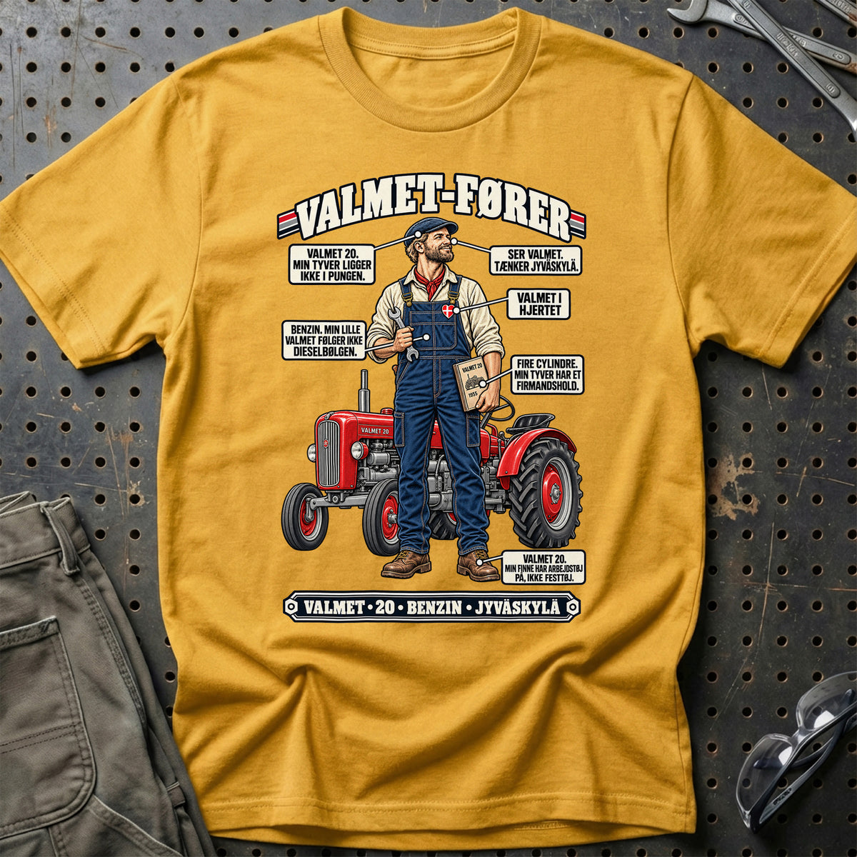 
Valmet-Fører T-Shirt – Guld
