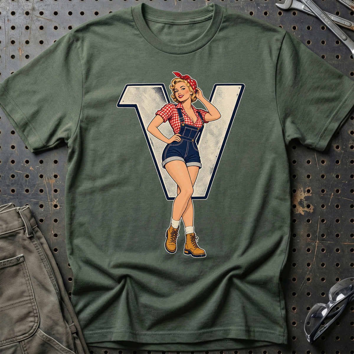 
Produktbillede af Valmet Retro Pinup T-Shirt