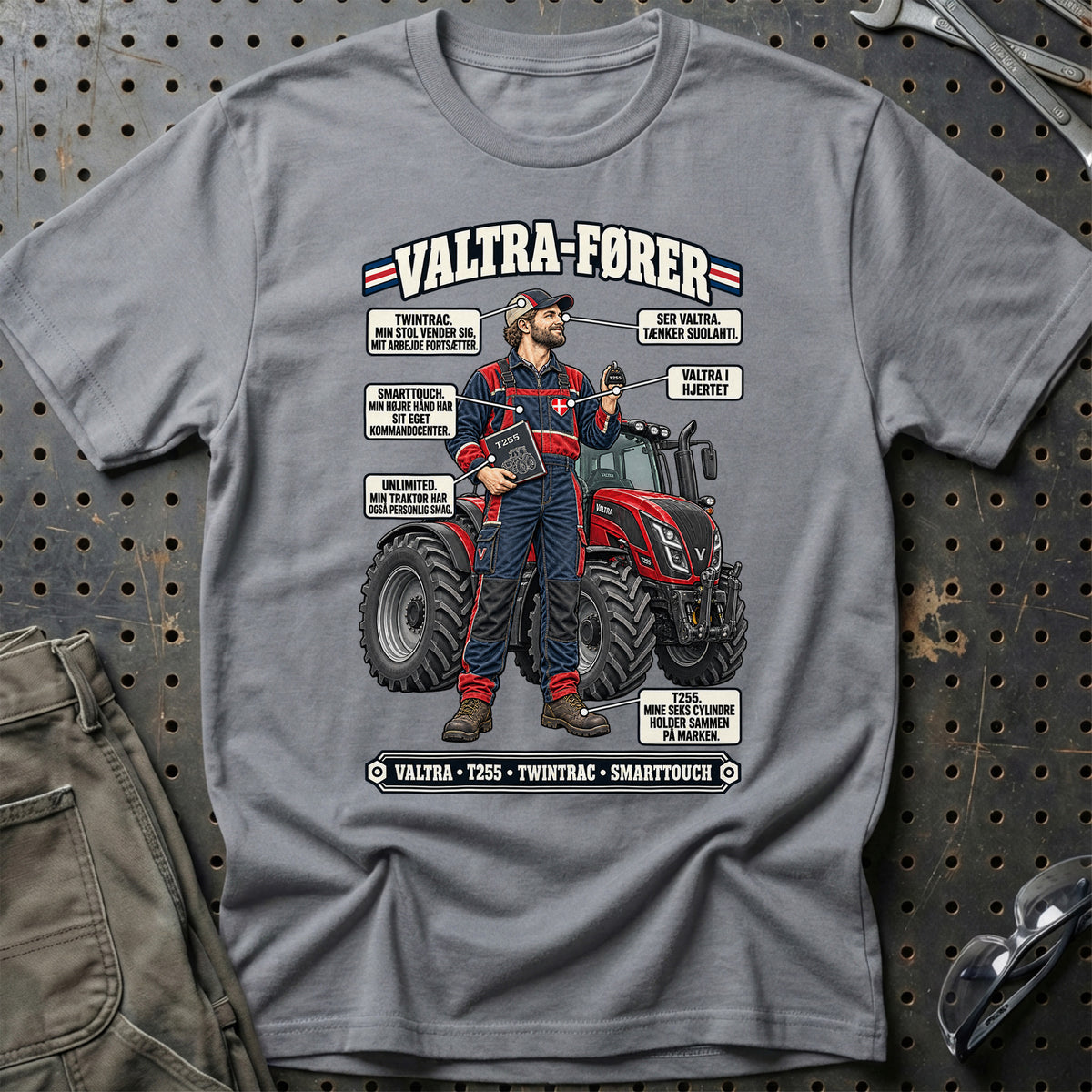 
Valtra-Fører T-Shirt – Grå Sport