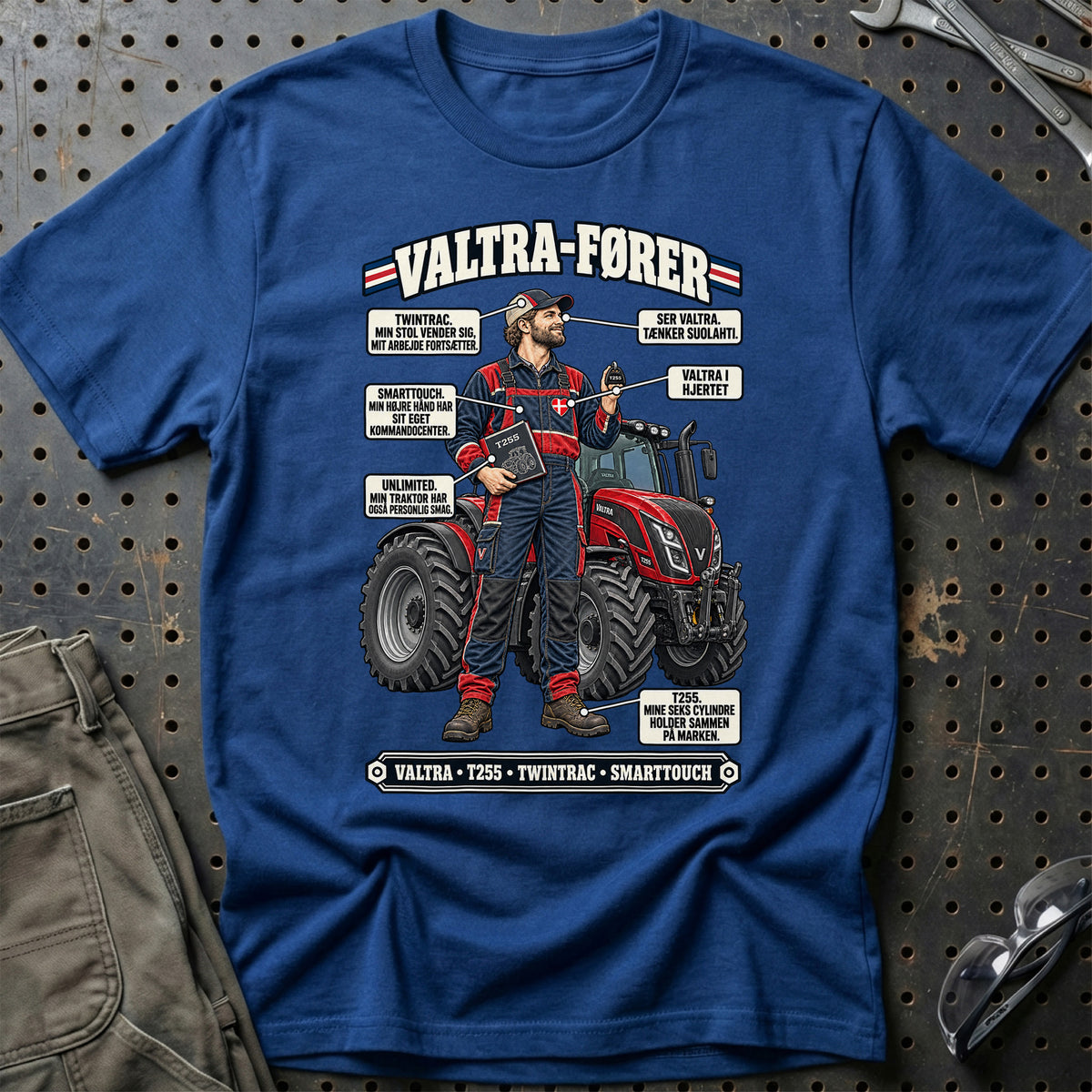 
Valtra-Fører T-Shirt – Blå Royal