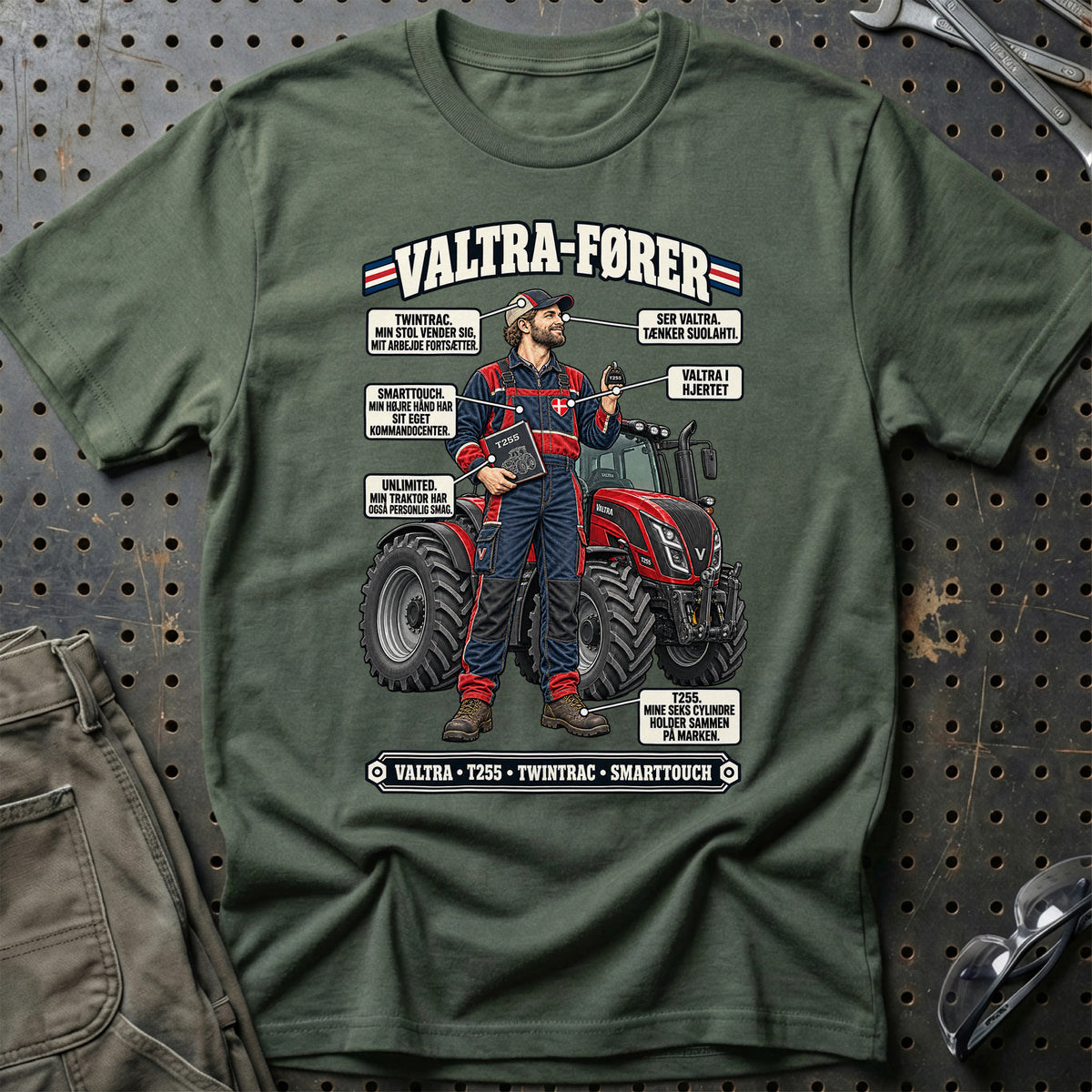 
Valtra-Fører T-Shirt – Grøn Militær