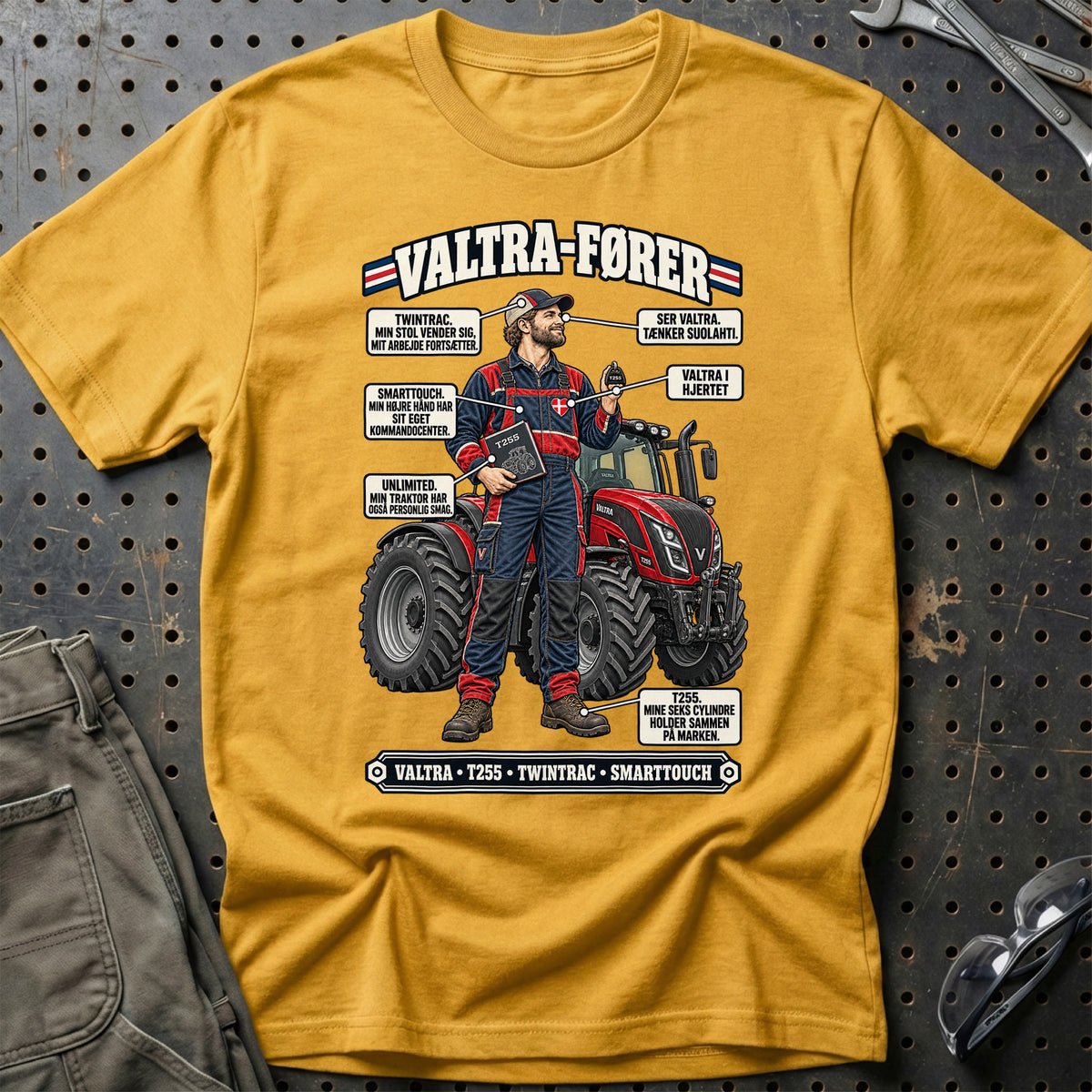 
Valtra-Fører T-Shirt – Guld