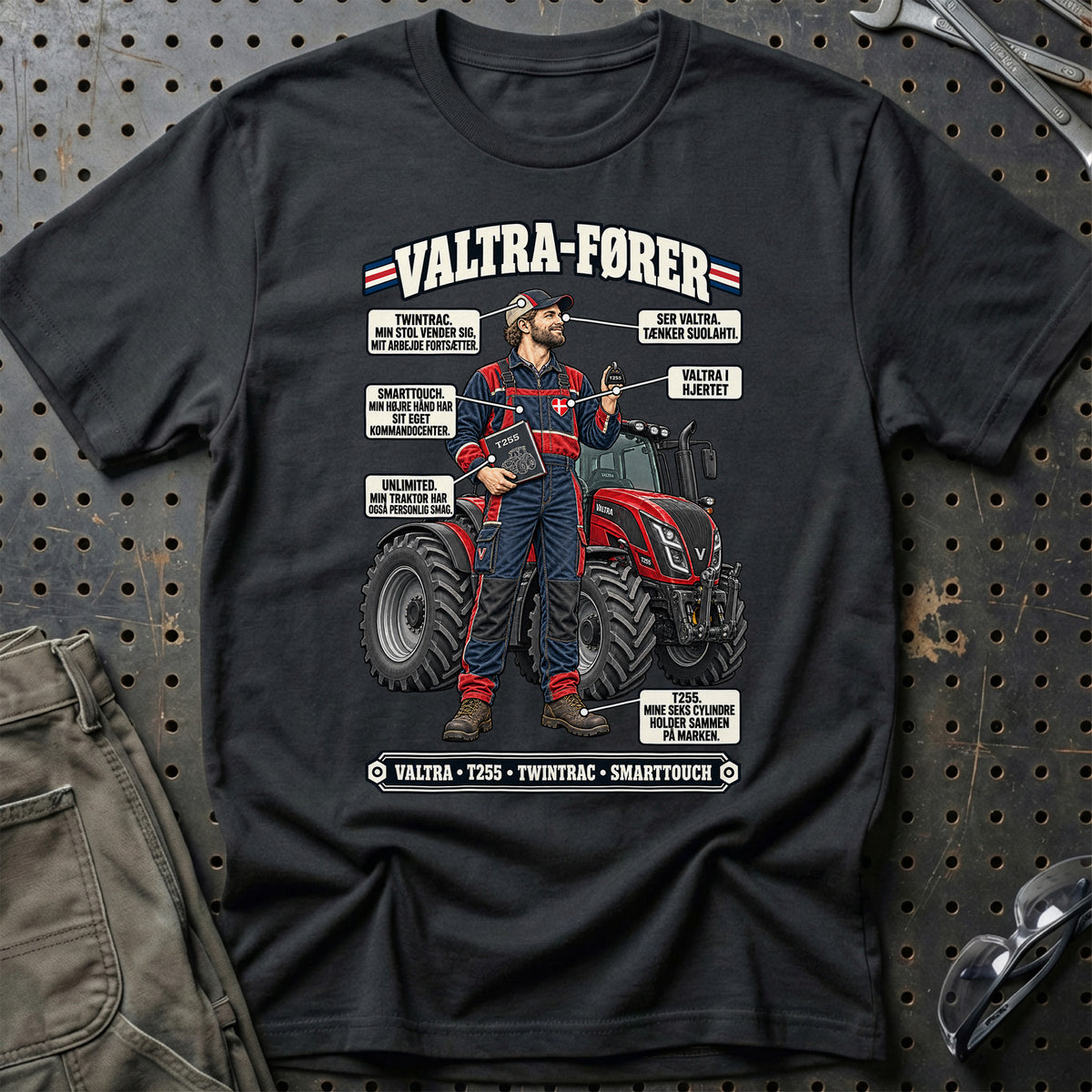 
Valtra-Fører T-Shirt – Sort