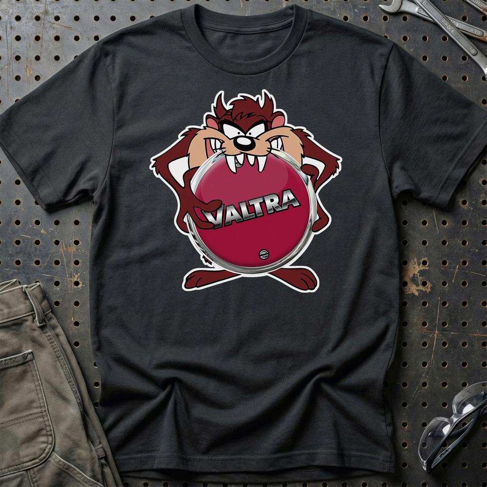Valtra TAZ T-Shirt-Beklædning-Valtra-Sort-S-Garage Culture Shop- garage - man cave - merchandise
