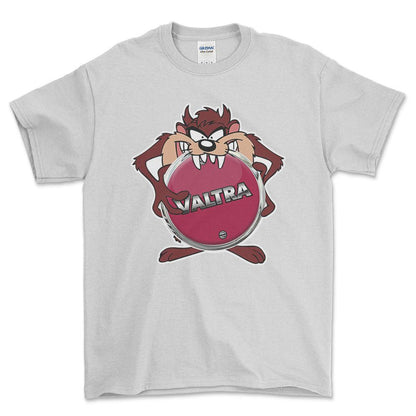 Valtra TAZ Unisex T-Shirt , Bomuld-Beklædning-Valtra-Hvid-S-Forside-Garage Culture Shop- garage - man cave - merchandise