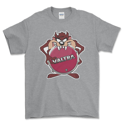 Valtra TAZ Unisex T-Shirt , Bomuld-Beklædning-Valtra-Grå Sport-S-Forside-Garage Culture Shop- garage - man cave - merchandise