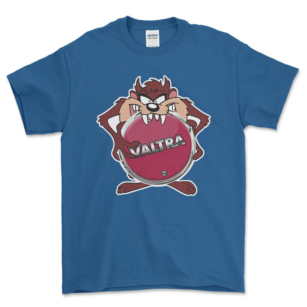 Valtra TAZ Unisex T-Shirt , Bomuld-Beklædning-Valtra-Blå Royal-S-Forside-Garage Culture Shop- garage - man cave - merchandise