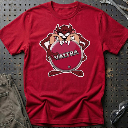 Valtra TAZ Unisex T-Shirt , Bomuld-Beklædning-Valtra-Rød-S-Garage Culture Shop- garage - man cave - merchandise