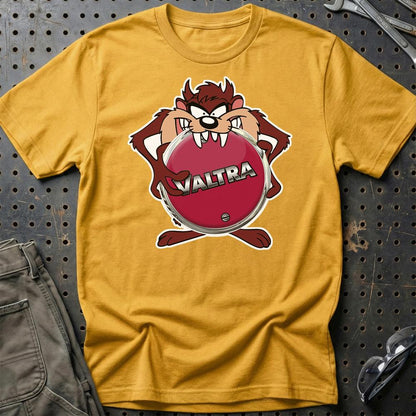 Valtra TAZ Unisex T-Shirt , Bomuld-Beklædning-Valtra-Guld-S-Garage Culture Shop- garage - man cave - merchandise