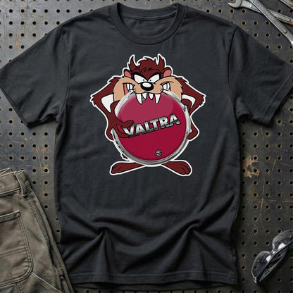 Valtra TAZ Unisex T-Shirt , Bomuld-Beklædning-Valtra-Sort-S-Garage Culture Shop- garage - man cave - merchandise