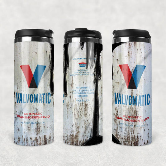Valvoline Motor Oil Termokrus Tumbler Rustfrit Stål-Krus-Motorolie-Garage Culture Shop- garage - man cave - merchandise
