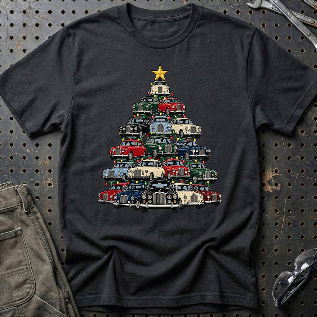 
Vanden Plas Juletræ Christmas Tree Unisex T-Shirt – Sort – print foran
