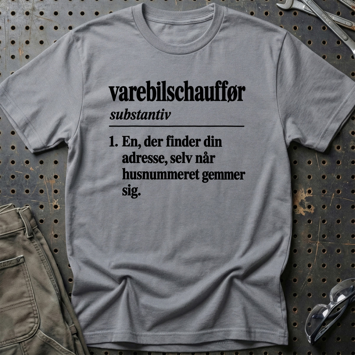 
Varebilschauffør – Definition T-Shirt – Grå Sport