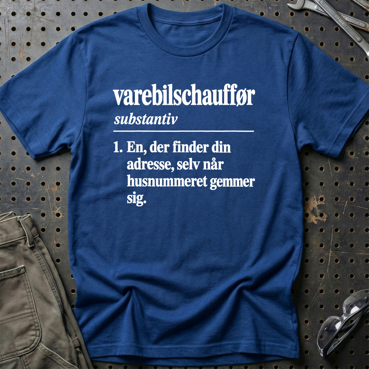 
Varebilschauffør – Definition T-Shirt – Blå Royal