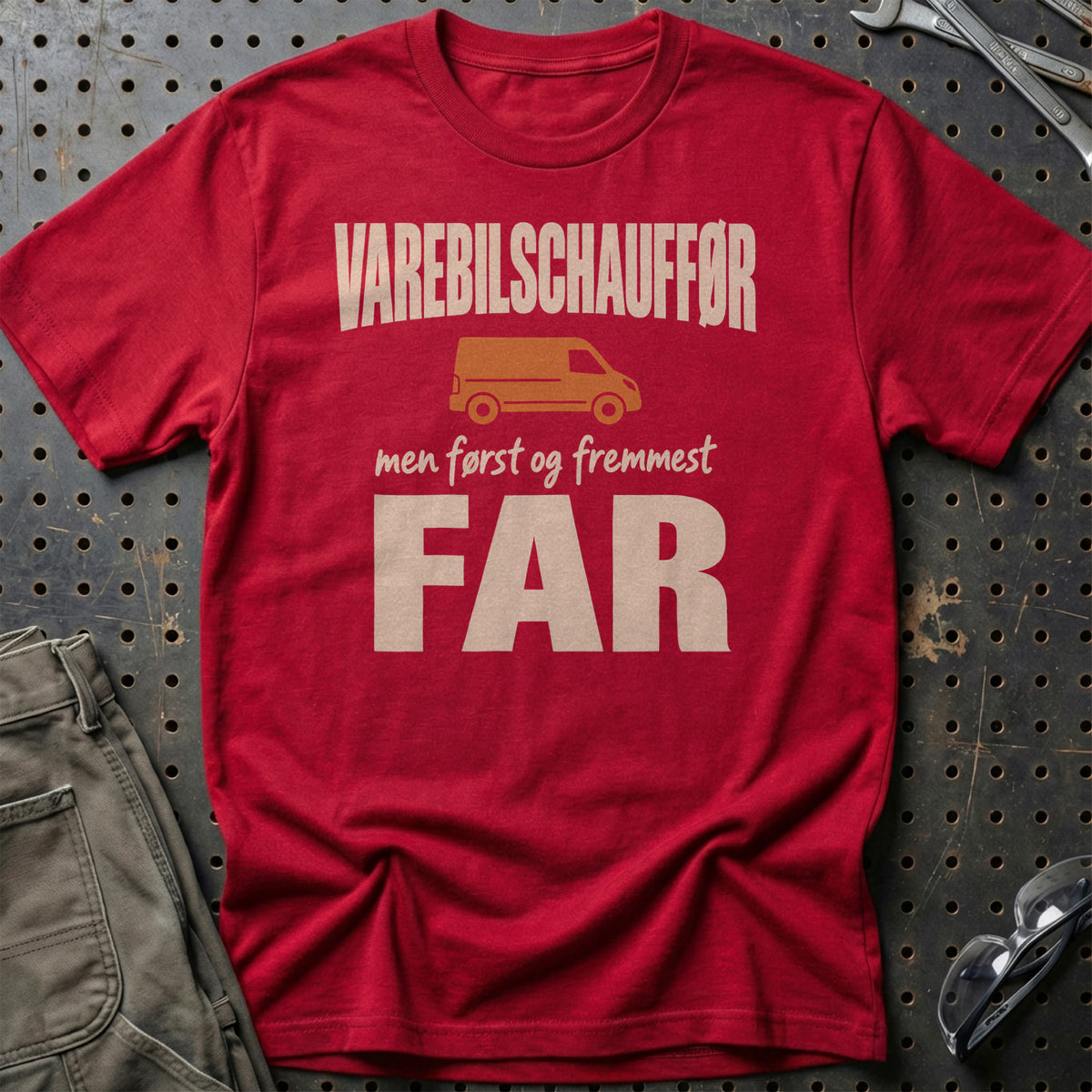
Produktbillede af Varebilschauffør – Men Først Og Fremmest Far T-Shirt